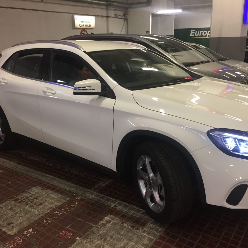 Rental Car Parking Lot in Florence Italy for All inclusive Vacations booked through Expedia